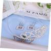 Beaupretty Bridal Shower Favors Rhinestone Crown Comb Wedding Headpiece for Bride view 2