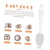 NOLITOY 2pcs Ergonomic Foot File Callus Remover Foot Rasp for Dead Skin and Hard Skin Removal view 3