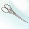 FRCOLOR 2pcs Stainless Steel Nasal Hair Scissors Safety Eyebrow Trimmer Nose Hair Trimmer Vibrissa Scissors view 4
