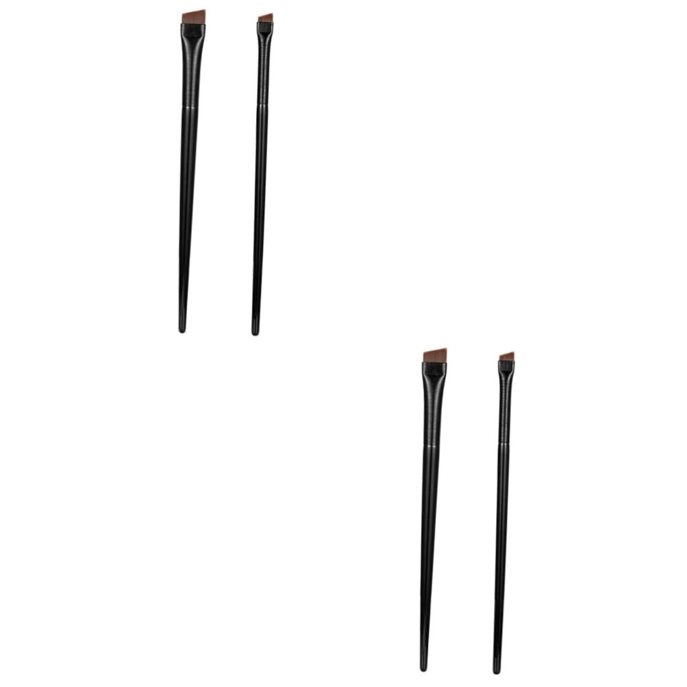 FRCOLOR 6sets Professional Makeup Brushes Angled Eyeliner Ultra Fine Brush Brow Thin Slanted Makeup Tool