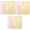 balacoo 6sets Blending Plate for Makeup Acrylic Makeup Palette Foundation Spatula Concealer Mixing Tray Beauty Tools view 1