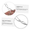 Balacoo 3pcs Curved Eyebrow Handle Tweezers Eyebrow Tweezers for Women with Handles Eyebrow Remover Scissor Tweezers Slant Tip Eyebrow Tweezers Women Womens Suits Miss Modify Oblique Head, Medium view 2