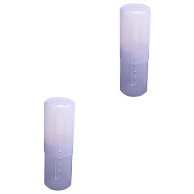 balacoo 2pcs Cosmetics Brush Pouch Makeup Brush Holder Lid Storage Case Travel-friendly Organizer