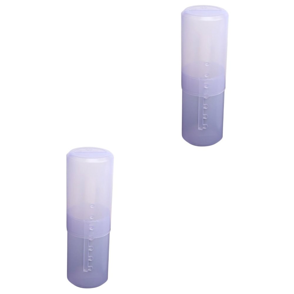 balacoo 2pcs Cosmetics Brush Pouch Makeup Brush Holder Lid Storage Case Travel-friendly Organizer