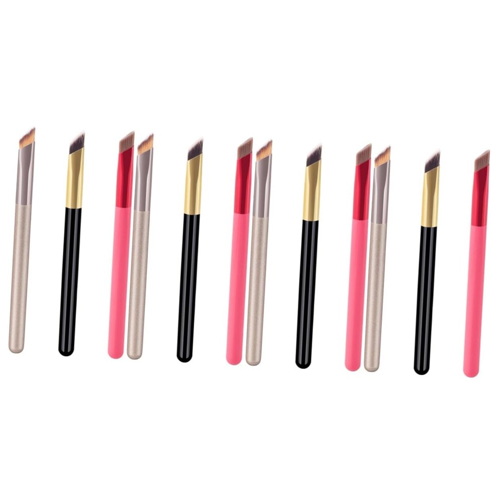 FRCOLOR 12pcs Eyebrow Makeup Brushes Blending Brush for Thin Eyebrow Application for Home and Colors
