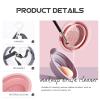 FRCOLOR 3sets Silicone Makeup Brush Cleaner Drying Basket Brush Convex Design for Gentle Cleaning Reusable Safe for All Makeup Tools view 3