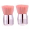 Balacoo 2pcs Mushroom Head Makeup Brush Makeup Stippling Brush Comfortable Makeup Brush Fluffy Powder Brush Highlighter Travel Cosmetic Applicator Mild Plastic Honey Powder Brush, 3.7x3.7cm view 1