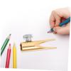 Ipetboom Portable Makeup Pencil Sharpener Lightweight Dual-Sided Handheld Tool for Eyebrow Eye and Lip Pencils Compact and Practical for School Office Travel view 4