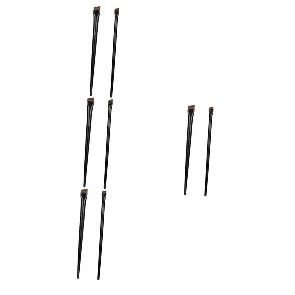 balacoo 12sets Ultra Thin Eyeliner Brush for Brow Stencil Precision Makeup Tool for Women