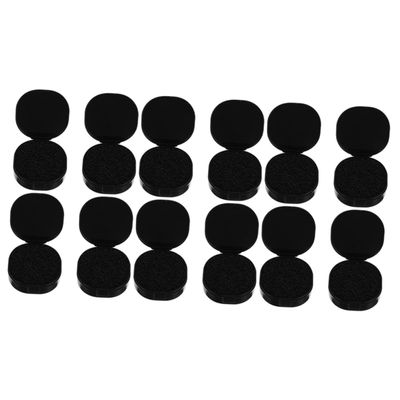 balacoo 12pcs Brush Cleaning Sponges Case Compact Makeup Brush Cleaner Travel-friendly Design for Busy Women Easy Makeup Removal