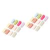 FRCOLOR 48pcs Gradient Nail Art Sponge Blocks for Manicure Professional Nail Art Tools for Beautiful Designs and Effects view 1