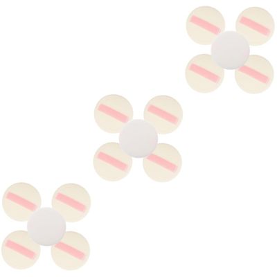 Balacoo 15 Pcs Body Puff Makeup Puffs Pads with Strap Body Powder for Men Body Powder Puff Blush Decor Beauty Puff Breathable Puffs Body Powder for Women Portable Girl Flocking Decorate, Medium, Pink