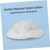 Balacoo 300 Pcs Thick Overlock Cotton Makeup Sponge Compact Cosmetic Pads Facial Cotton Pads Cotton Rounds Makeup Remover Pads Friendly Travel Household Non-Woven Fabric Auxiliary White, 6x6cm view 4