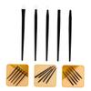 balacoo 5sets Compact Makeup Kit Eyebrow Brush Lip Brush Eyeshadow Applicator Silicone Lip Mask for Beginners Professionals view 3