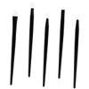balacoo 5sets Compact Makeup Kit Eyebrow Brush Lip Brush Eyeshadow Applicator Silicone Lip Mask for Beginners Professionals view 4