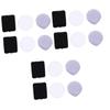 FRCOLOR 18pcs Makeup Powder Puff Soft Skin-friendly Loose Powder for All Skin Types for Setting and Baking Makeup Includes and Heart Shapes view 1