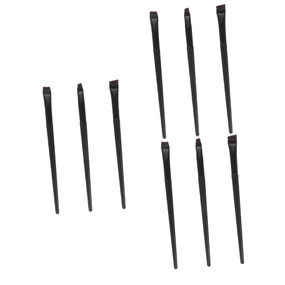 balacoo 9pcs Double-ended Eye Makeup Brush Eyeliner Brush Professional Makeup Tools Thin Eyeliner Eyeshadow Sellers