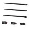 balacoo 9pcs Double-ended Eye Makeup Brush Eyeliner Brush Professional Makeup Tools Thin Eyeliner Eyeshadow Sellers view 3