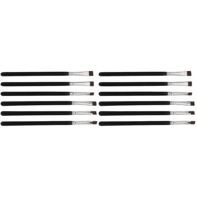 FRCOLOR 12pcs Eyebrow Makeup Brushes Complete Collection Eyeliner Eye Shadow Brushes for Girls Women Easy and Safe to Use