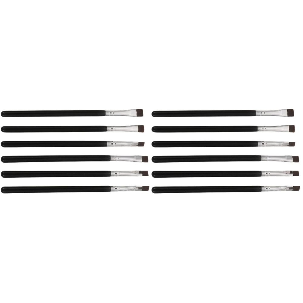 FRCOLOR 12pcs Eyebrow Makeup Brushes Complete Collection Eyeliner Eye Shadow Brushes for Girls Women Easy and Safe to Use