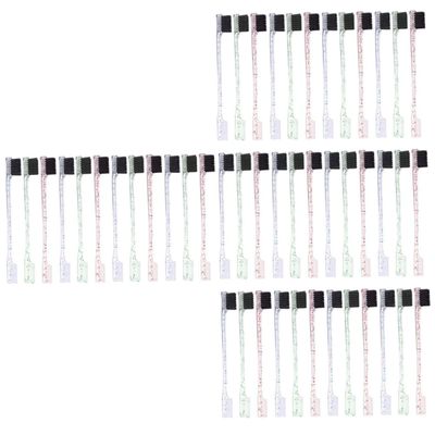 balacoo 48pcs Dual End Eyebrow Brush Women Makeup Supplies Brow Comb Edge Tool for Shaping Smooth Application for Home