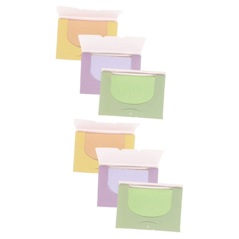 balacoo 2sets Oil Absorbing Sheets Portable Facial Oil Control Paper for Removal Blotting Papers for Oily Scents