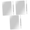 balacoo 3sets Stainless Steel Makeup Mixing Plate Spatula Professional Color Blending Tools for Nail Pigments Easy to Clean Portable Makeup Artist Essentials view 1