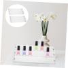 DOITOOL 2pcs Nail Polish Holder Rack Multi-layer Display Stand for Nail Polish Lipstick and Items Stylish Organizer for Beauty Routine and Gift Giving view 2