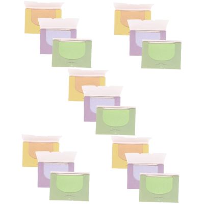balacoo 5sets Facial Oil Cleaning Paper Makeup Oil-absorbing Sheets Thin Uniform Men Women