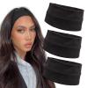 Headbands for Women 3PCS Non Slip Sports Headband Soft Cotton Stretchy Headbands Hair Accessories view 1