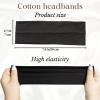 Headbands for Women 3PCS Non Slip Sports Headband Soft Cotton Stretchy Headbands Hair Accessories view 2