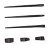balacoo 12pcs Angled Eyeliner Brush Flat Makeup Brush for Eyeliner Eyebrow Thin Professional view 4