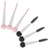 balacoo 24pcs Double Head Makeup Brush Sponge Eyebrow Brush Eyelash Mascara Tools for Women Makeup Applicators Kit for Face Practice view 2