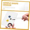 balacoo 2sets Cosmetic Palette Spatula for Makeup Mixing Blending Board for Foundation Eye Shadow and Pigment Easy to Clean and Portable view 3
