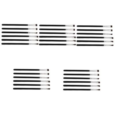balacoo 30pcs Eyebrow and Eyeliner Makeup Brush Flat Brush Tools for Eye Makeup for Home Salon Use Smooth Application for All Styles