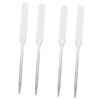 balacoo 4pcs Stainless Steel Makeup Mixing Spatulas Multifunctional Beauty Mixing Rods for Nail Art Foundation Blending Easy to Clean Ergonomic Design view 1