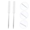 balacoo 4pcs Stainless Steel Makeup Mixing Spatulas Multifunctional Beauty Mixing Rods for Nail Art Foundation Blending Easy to Clean Ergonomic Design view 2