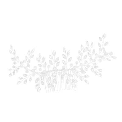 Angoily Crystal Bridal Hair Comb Fashion Wedding Headpiece Rhinestone Hair Accessory for Special Occasion Bridal Headdress