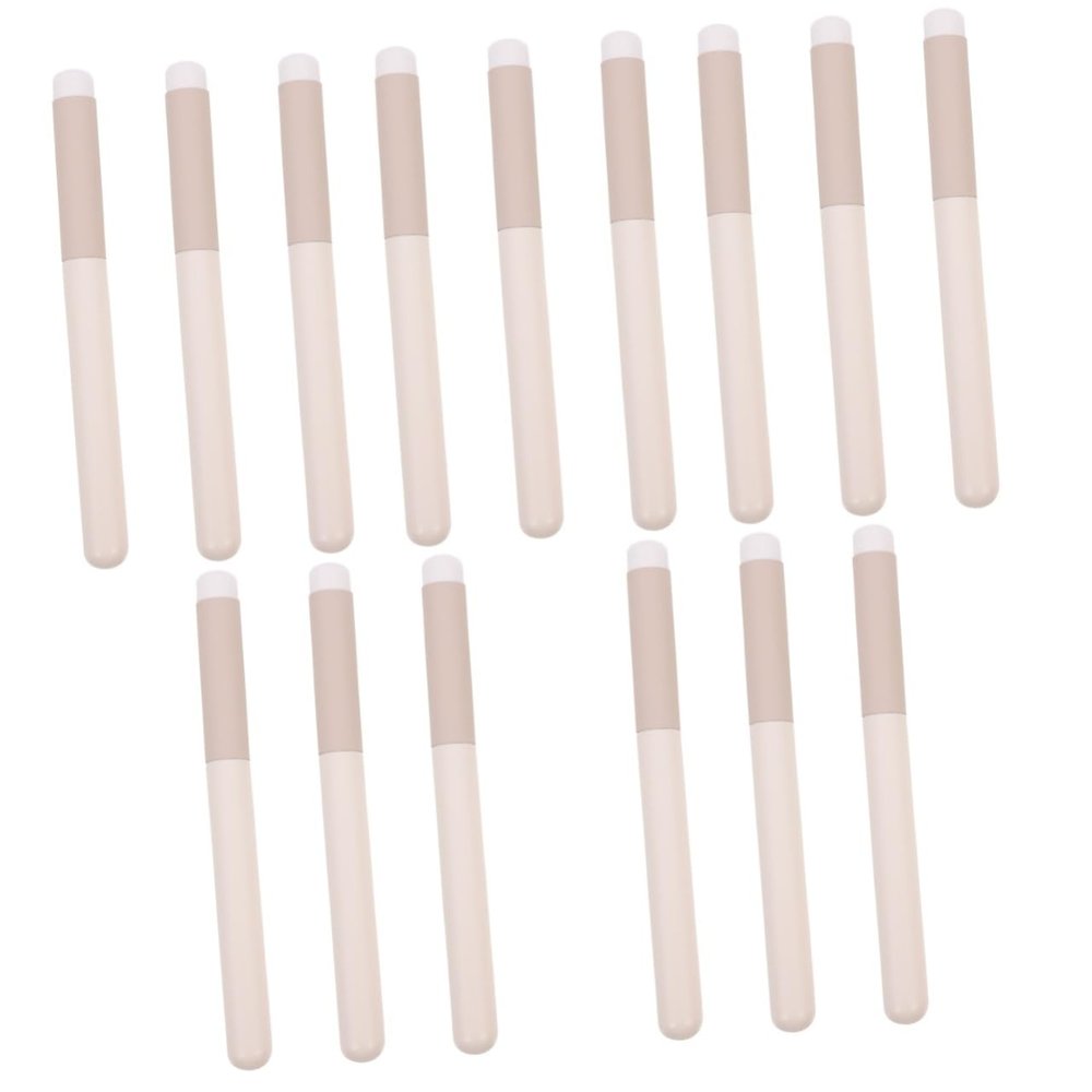 balacoo 15pcs Portable Lip Brush Lipstick Applicator Concealer Brush for Makeup for Blending Creams and Powders