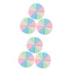 balacoo 6sets Makeup Sponge of Fan-shaped Sponges for Smooth Foundation Application Lightweight Compact for Blending Makeup Face Eyes Soft Material Total view 1