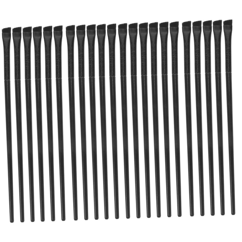 balacoo 24pcs Makeup Brush Angled Eyeliner and Eyeshadow Brushes for Effortless Eye Makeup Application Lightweight and Portable for Travel for Beginners and Experts