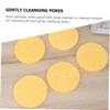 balacoo 20pcs Facial Exfoliating Scrubber Compressed Sponges Makeup Sponge Blender Natural Cellulose for Sensitive Skin Daily Cleansing view 3