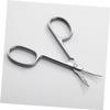 Angoily 2pcs Eyebrow Scissors Beauty Scissor Precision Tip Stainless Steel for Eyebrows and Nails view 2