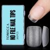 TOMICCA Extra Short Nail Tips Square, 15 Sizes Pre-shaped Soft Full Matte Square Nails, 360Pcs Acrylic Full Cover Gel Tips Press on Nails for Nail Extension Manicure view 1