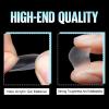 TOMICCA Extra Short Nail Tips Square, 15 Sizes Pre-shaped Soft Full Matte Square Nails, 360Pcs Acrylic Full Cover Gel Tips Press on Nails for Nail Extension Manicure view 3