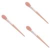 Balacoo 3pcs Flame Blush Brush Professional Makeup Makeup Professional Practical Makeup Brush Powder Brush for Loose Powder Cosmetics Tools Women Makeup Brush Make up Brush, 20x2.5cm, Pink view 1