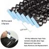 Tape in Hair Extensions Human Hair Black Hair Extensions 20 Inch 40pcs Tape ins Italian Curly Seamless Natural Invisible Tape in Extensions Real Human Hair 100g view 4