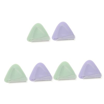 balacoo 6pcs Portable Eyebrow Trimming Tool Eyebrow Cutter for Safe and Precise Makeup Shaving Lightweight Design for Home Use for Friends Family