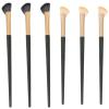 balacoo 6pcs Angled Eyeliner and Concealer Brush for Precise Eye Makeup Application Includes White and Black Brushes for Women and Girls Versatile Eyebrow and Eyeshadow Tools view 1