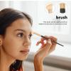 balacoo 6pcs Angled Eyeliner and Concealer Brush for Precise Eye Makeup Application Includes White and Black Brushes for Women and Girls Versatile Eyebrow and Eyeshadow Tools view 2